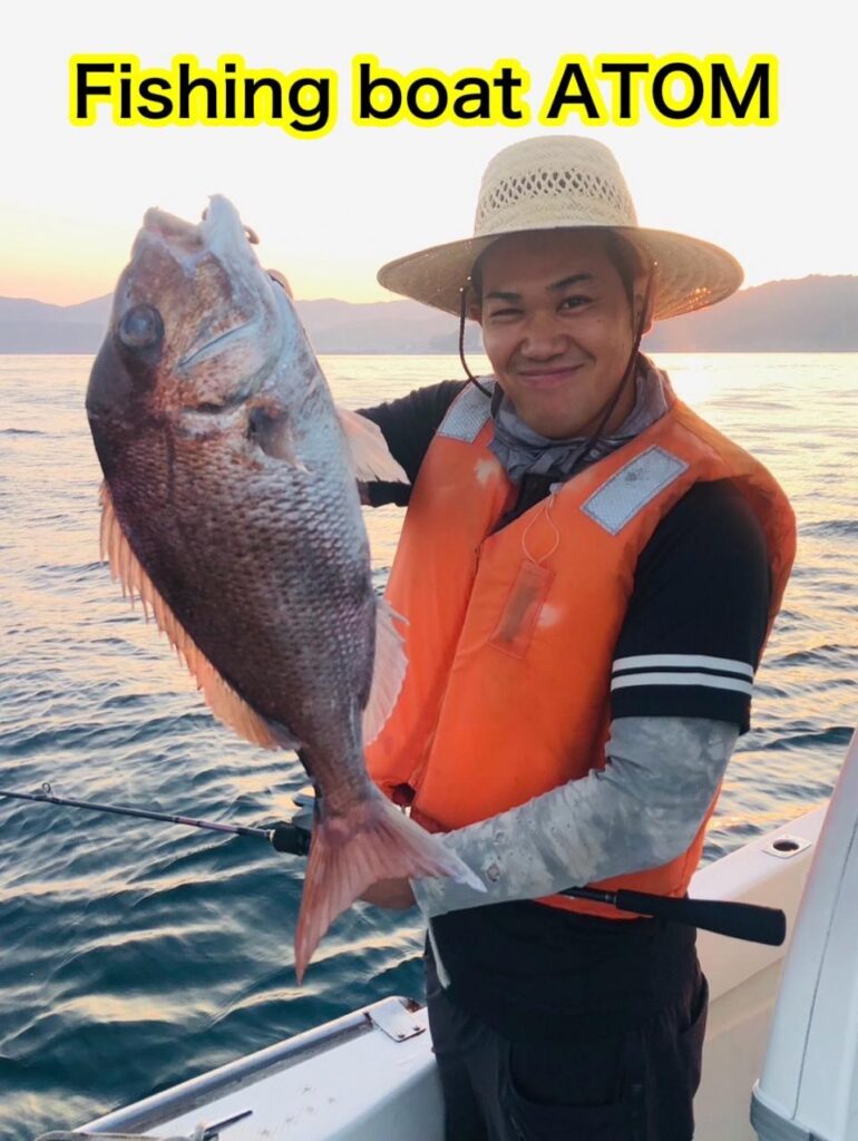 和歌山のタイラバ釣り船 遊漁船ATOM