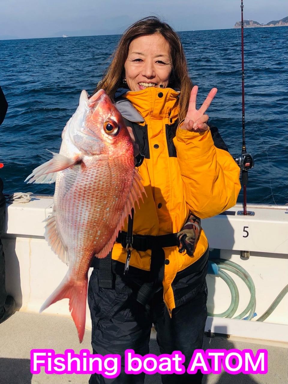 和歌山のタイラバ釣り船 遊漁船ATOM