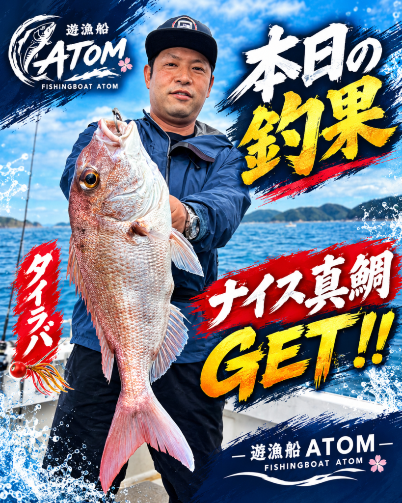 和歌山タイラバ遊漁船ATOM