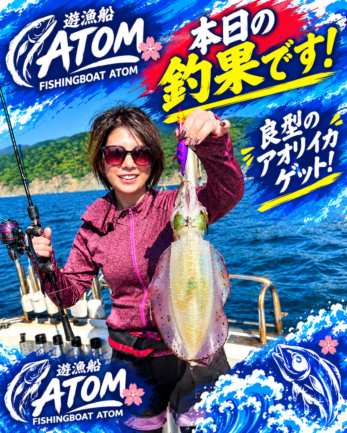 和歌山ティップラン遊漁船ATOM