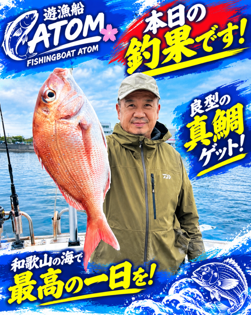 和歌山タイラバ遊漁船ATOM