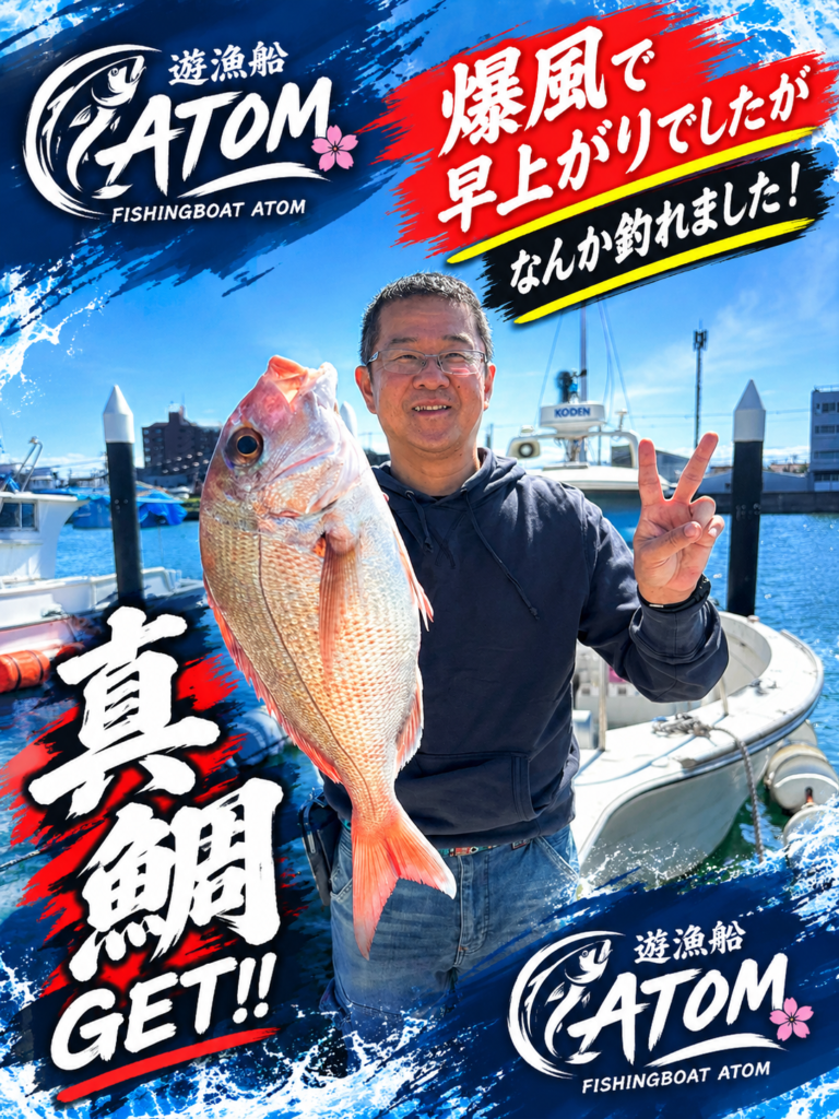 和歌山タイラバ遊漁船ATOM